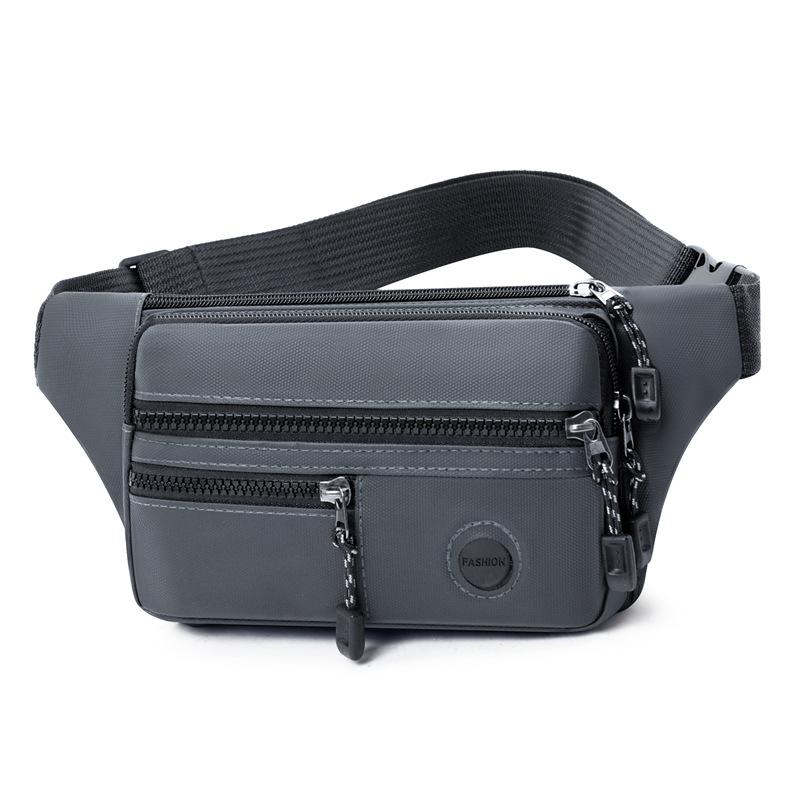 Crossbody Bag, Waterproof, Waist Bag, Men's, Personalized Leisure, Outdoor Sports, Shoulder Bag, Fashionable Trend, Chest Bag
