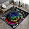 Tapis de zone durable à motif créatif - Tapis de sol lavable antidérapant résistant à la saleté pour salon, chambre à coucher, salle de jeux, décoration intérieure