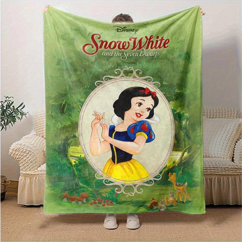 1pc, Snow White Home Decor Blanket, Flannel Throw for Your Living Room, Bedroom, and More! Perfect as a Sofa Blanket, Outdoor Blanket