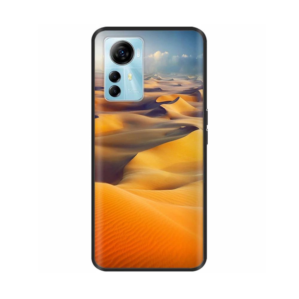 Cute Phone Case For Blade A72s 4G Case Flower Cartoon Painted Soft Silicone Fundas for ZTE Optus X Max A 72s Cover Protective