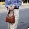 Große PU Hobo Tasche Koreanischer Stil Französischer Stil Handtasche Elegante Umhängetasche Streetwear