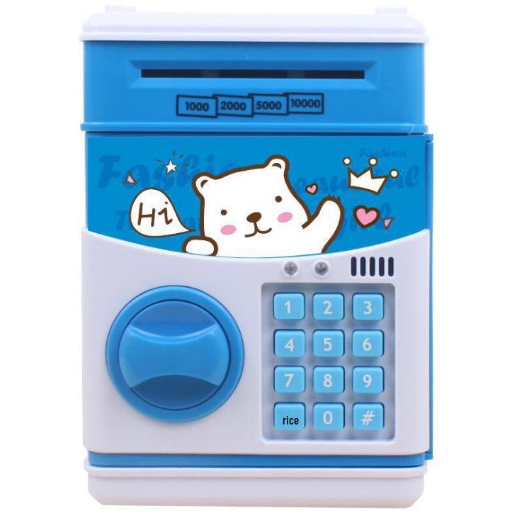 Korejská kreativní dětská ATM pokladnička s funkcí automatického vkládání peněz