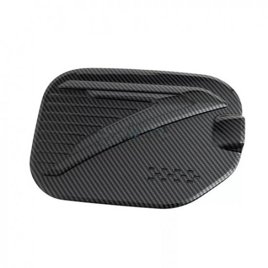 Carbon Fiber Car Fuel Tank Cap Cover Trim For -2024 Ford F-150 Accessories