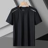 Maglietta da Corsa Riflettente da Donna ad Alta Elasticità Traspirante Asciugatura Rapida Seta di Ghiaccio Top Sportivo per l'Estate Manica Corta Fresca T-shirt Attiva