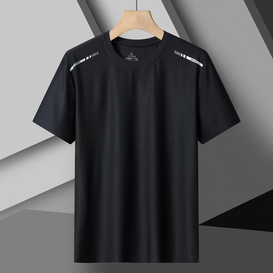 Maglietta da Corsa Riflettente da Donna ad Alta Elasticità Traspirante Asciugatura Rapida Seta di Ghiaccio Top Sportivo per l'Estate Manica Corta Fresca T-shirt Attiva