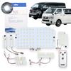 Hiace 200 Series and 7th Room with Remote Custom Interior Full Set Fcl. (FCL) (8th Generation) Lamp, LED, Dimmable, Control, White, Design, Lighting,