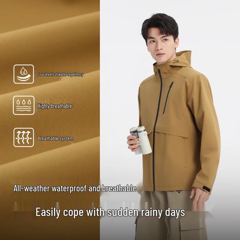 Fengxun Unisex Outdoor Windproof Waterproof Jacket