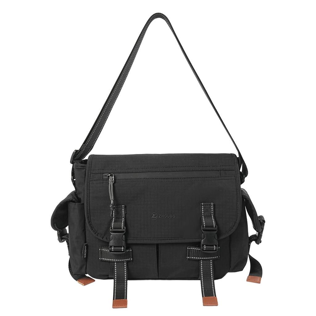 School bag, large capacity men's bag, trendy brand ins, Japanese style, versatile single-shoulder crossbody bag, trendy fashion women's bag,travel bag