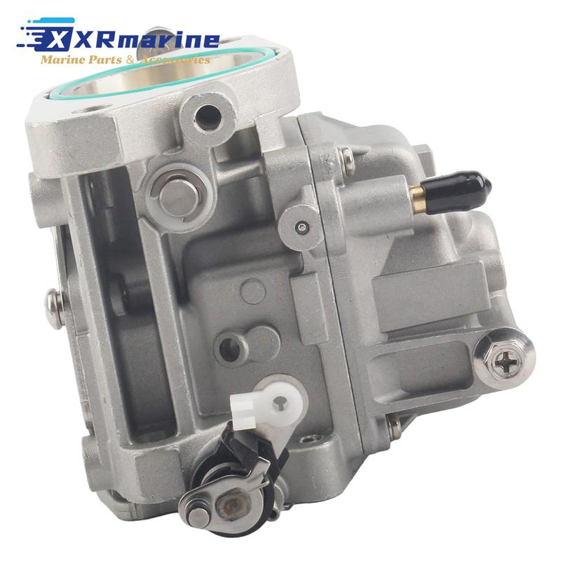 Outboard Carburetor Assy 66T-14301-60 Compatible with Yamaha 2 Stroke 40HP E40 C40 K40 Motors 66T-14301-00 66T-14301-70