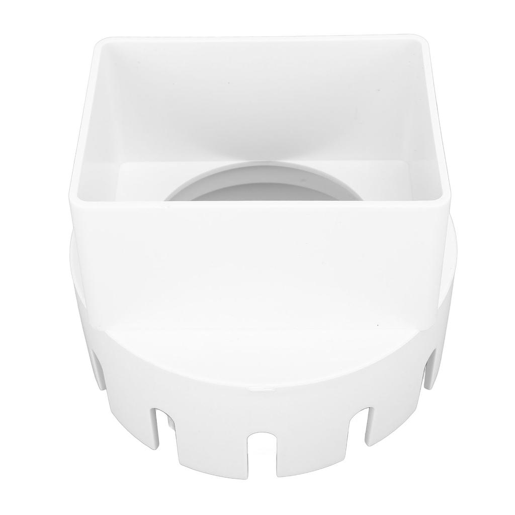 Rain Gutter Downspout Adapter 3x4 Inch PVC   Rain Gutter to Drain Pipe Adapter for Outdoor