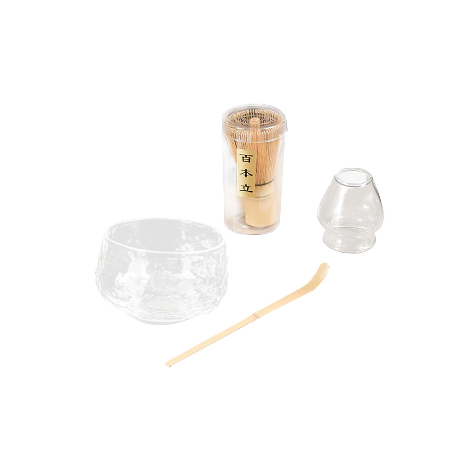 

4 шт. венчик для матча и чаша-держатель для начинающих набор для церемонии матча набор венчиков для матча с аксессуарами и инструментами лучший подарок чистый