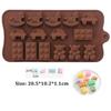 Ice Resin Mould Cake Baking Tool 3D DIY Mold Chocolate Jelly Pudding Gummy Candy Silicone Molds