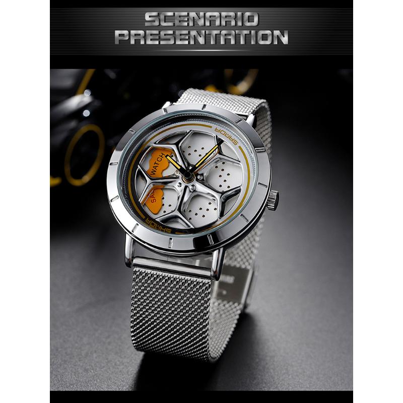 SANDA Ceas Bărbați Nou Ceas Rotativ Ceas Fashion Hollow Quartz