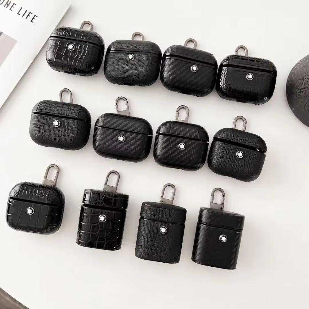 Luxus Lederhülle für Apple Airpods Pro 2 3 1 Stoßfest Kevlar Kohlefaser für AirPods 4 3 2 1 Kopfhörerhülle Zubehör