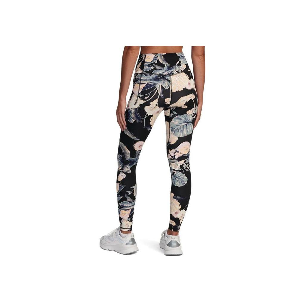 Under Armour Meridian Soft Series Treningowe Dopasowane Wysoki Stan Wygodne Sportowe Długie Spodnie Damskie do noszenia na dole Czarne 1383603-003