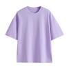 Custom Pure Cotton Short Sleeve T-shirt for Men, Women & Children - Solid Color Parent-Child Family Wear