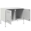 TV Stand White 68 x 39 x 50.5 cm Steel