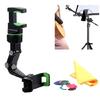 Versatiles Instrument Phone Mount Plastic Guitar Headstock Phone Brackets for Lyrics Display And Performances Videos