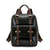 Vintage PU-Rucksack für Damen mit verstellbaren Trägern und Frontklappendesign Klassische Schultasche für Arbeit und täglichen Gebrauch