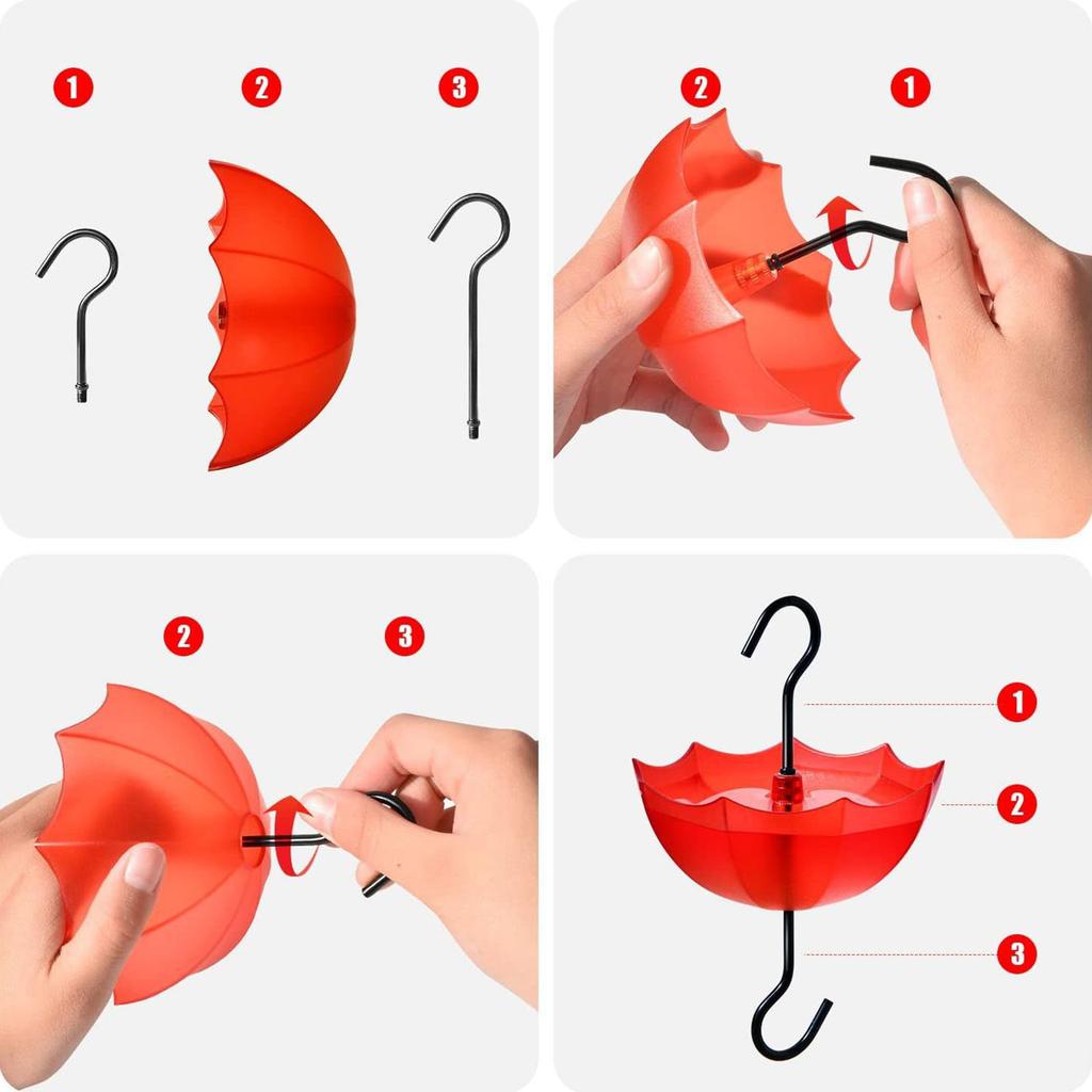 1pc/2PCS Metal Hook Hummingbird Feeder Water Feeder Anti-Ant Hook Ant Moat Guard Trap Hummingbird Feeders Accessory