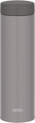 Thermos Vacuum Insulated Portable Stone with Few Parts for Easy Secure Screw and Stainless Steel STG Mug, 480ml, Gray, Cleaning, Closure,