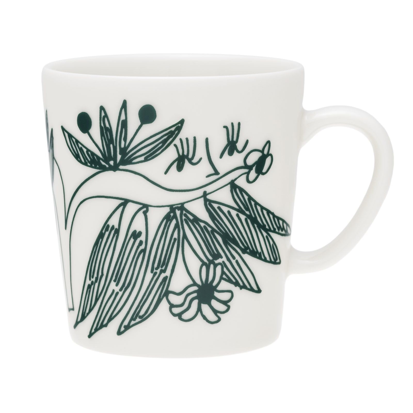 

Arabia Poutarhuri Dark 1077654 [Официально импортировано] Кружка, Зеленый, 0.3л, белый