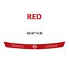 ARE4  Car Carbon Fiber Logo Trunk RearGuard Plate Bumper Trim Stickers For Nissan Nismo X-trail Qashqai Note Juke Sentra Patrol Navara