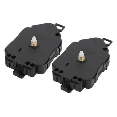 2Pcs Jump Second Pendulum Clock Movement Black Clock Mechanism Replacement  DIY Clock Kits