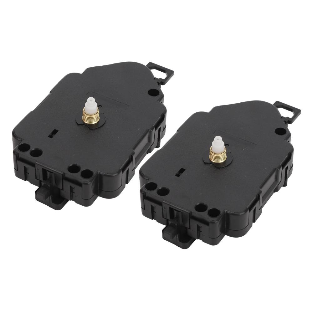 2Pcs Jump Second Pendulum Clock Movement Black Clock Mechanism Replacement DIY Clock Kits