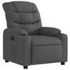 Relaxation Armchair Dark Grey Fabric