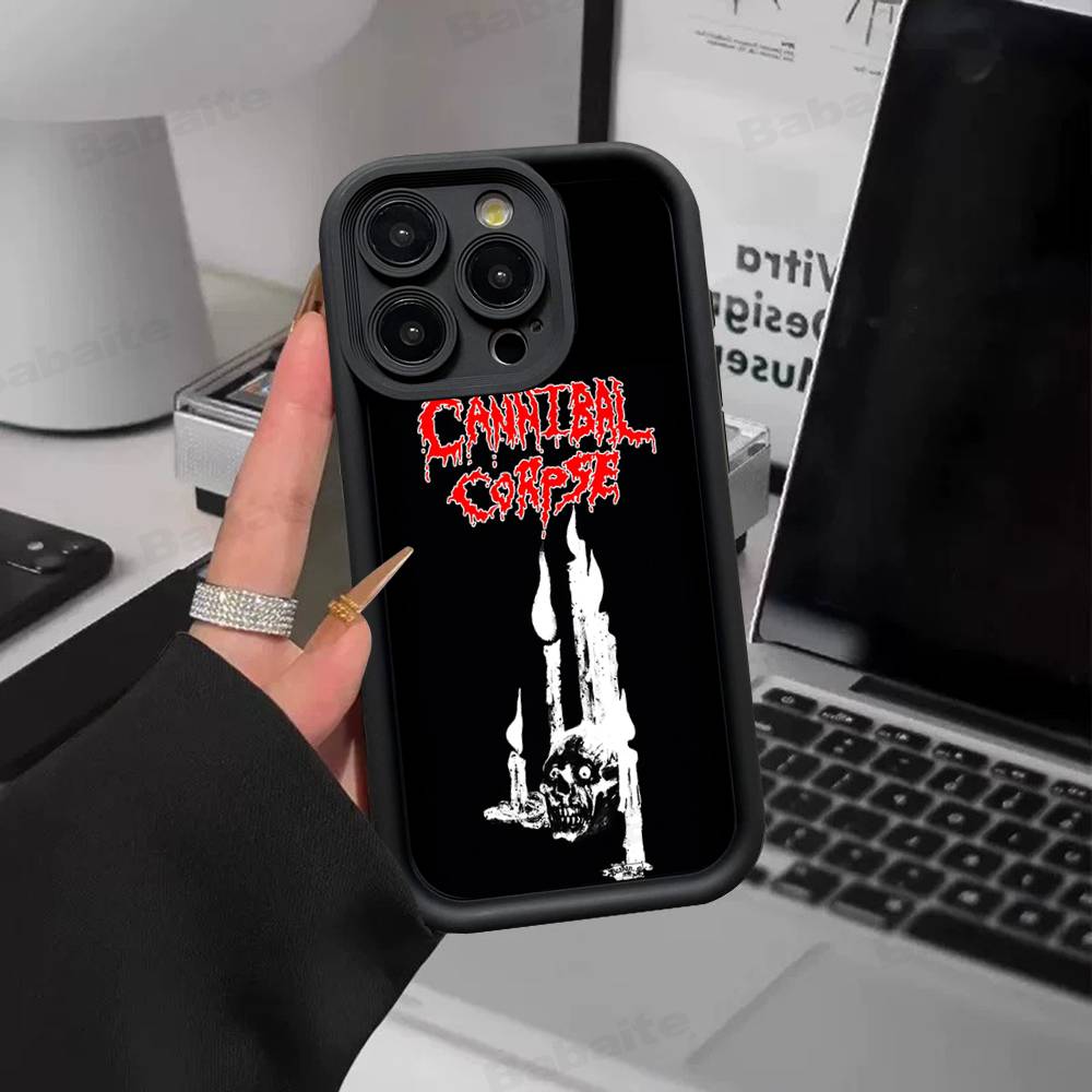 C-Cannibal C-Corpse Band Phone Case For IPhone 16 15 14 Plus 13 12 11 17 Pro Max Pro Soft Cover