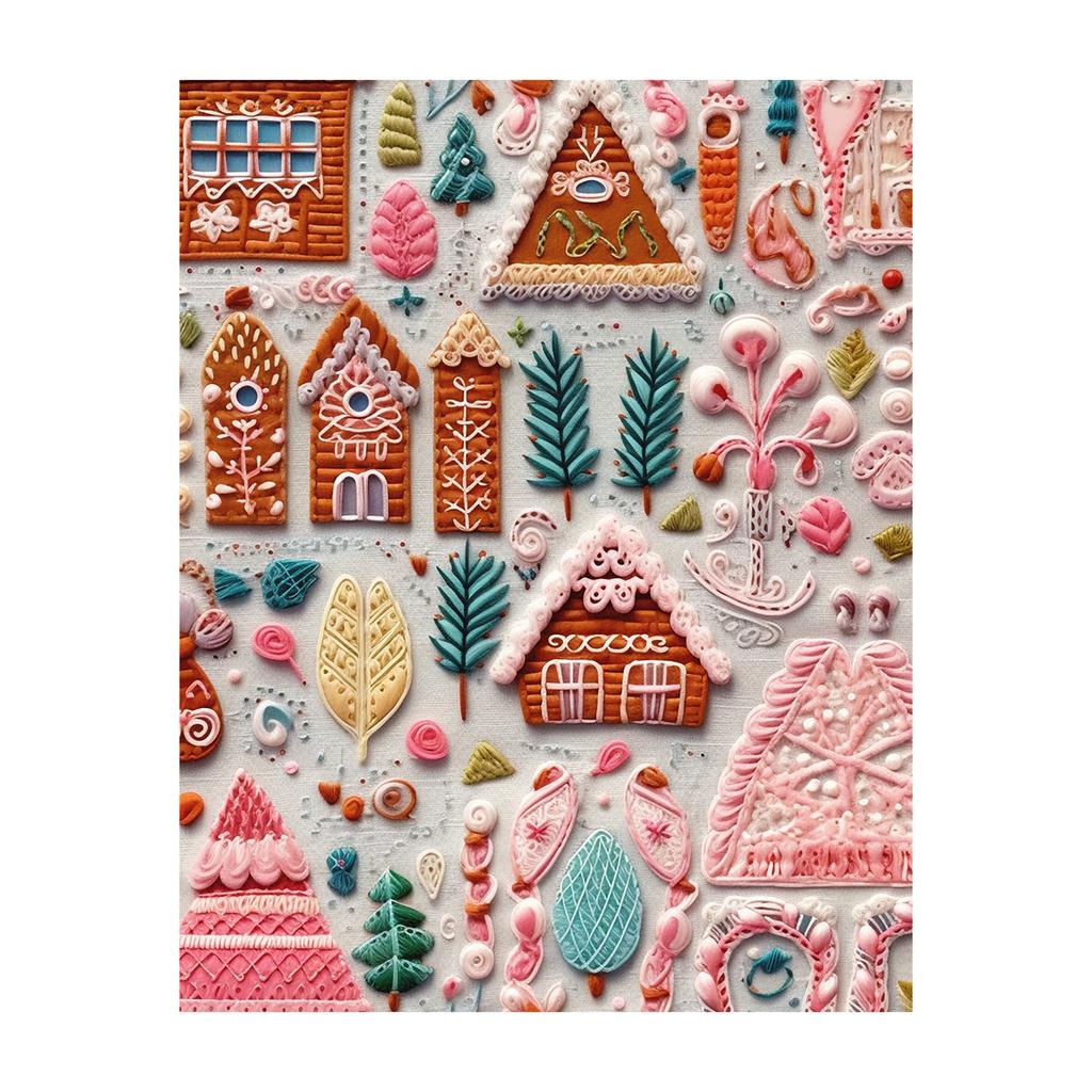 Christmas tablecloth rectangular lace tablecloth (lace)