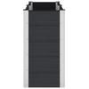 Raised Garden Bed Black 200 X 50 X 91 Cm