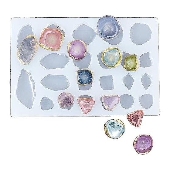 MYmama Agate Slice Силиконовая форма Силиконовая форма Форма из смолы Агат Силиконовая форма