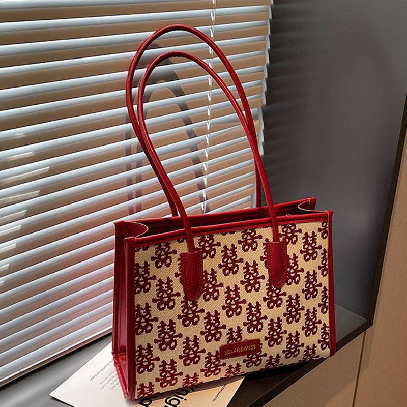 Wedding Bag Large-capacity Bag Women Can Usually Use Red Envelopes To Carry Red Wedding Special Women's Bags Bridal Bags