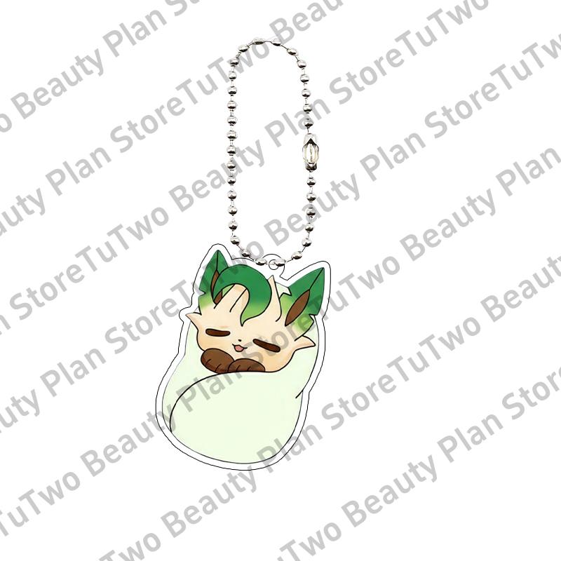 

Anime Acrylic Kawaii Cute Character Vaporeon Jolteon Flareon Espeon Leafeon Pkm Keychain Cartoon Pendant Jewelry Fans Gifts Toys about 5cm