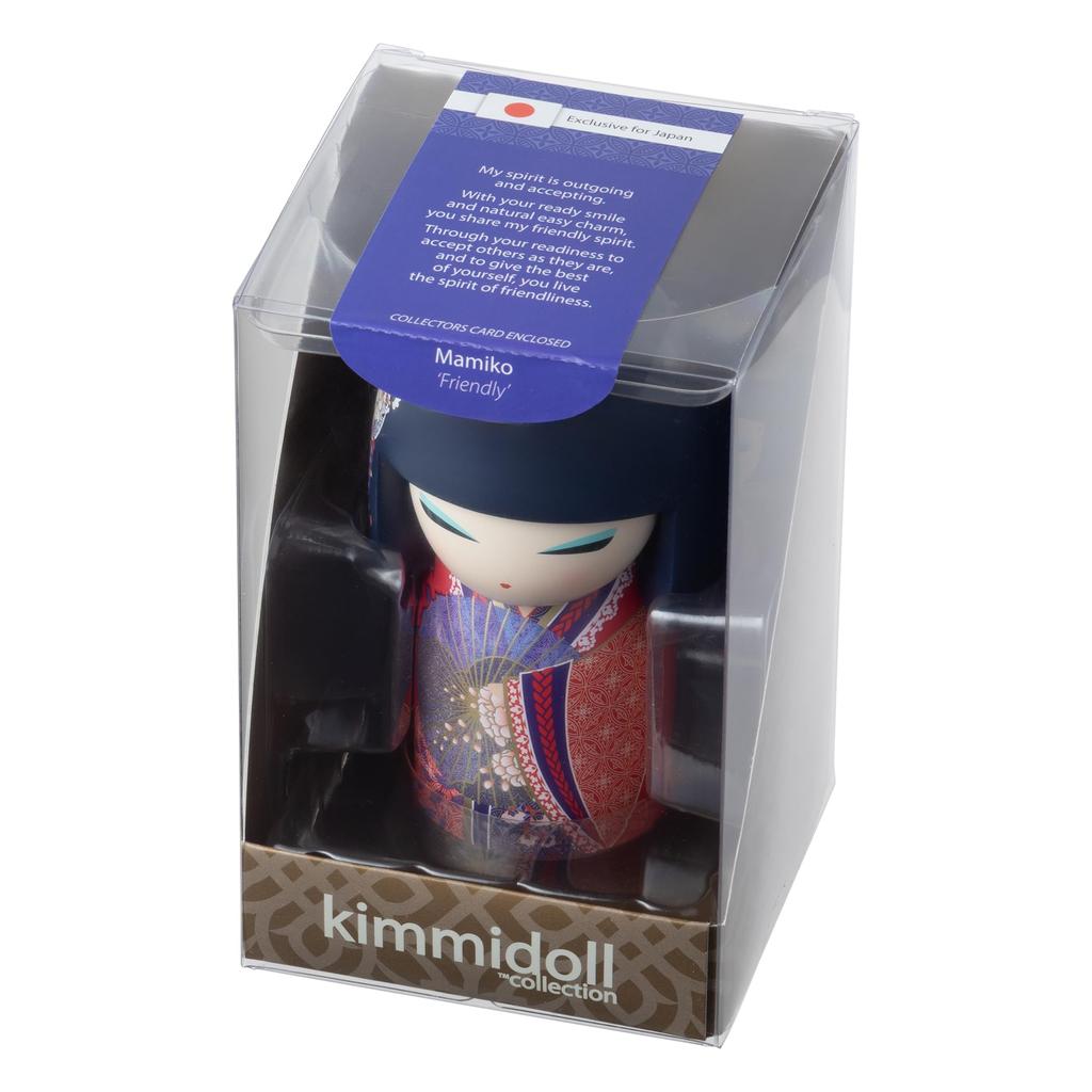 Kimmidoll Kokeshi Doll MAMIKO 11cm TGKFLJP04 L, Tall,