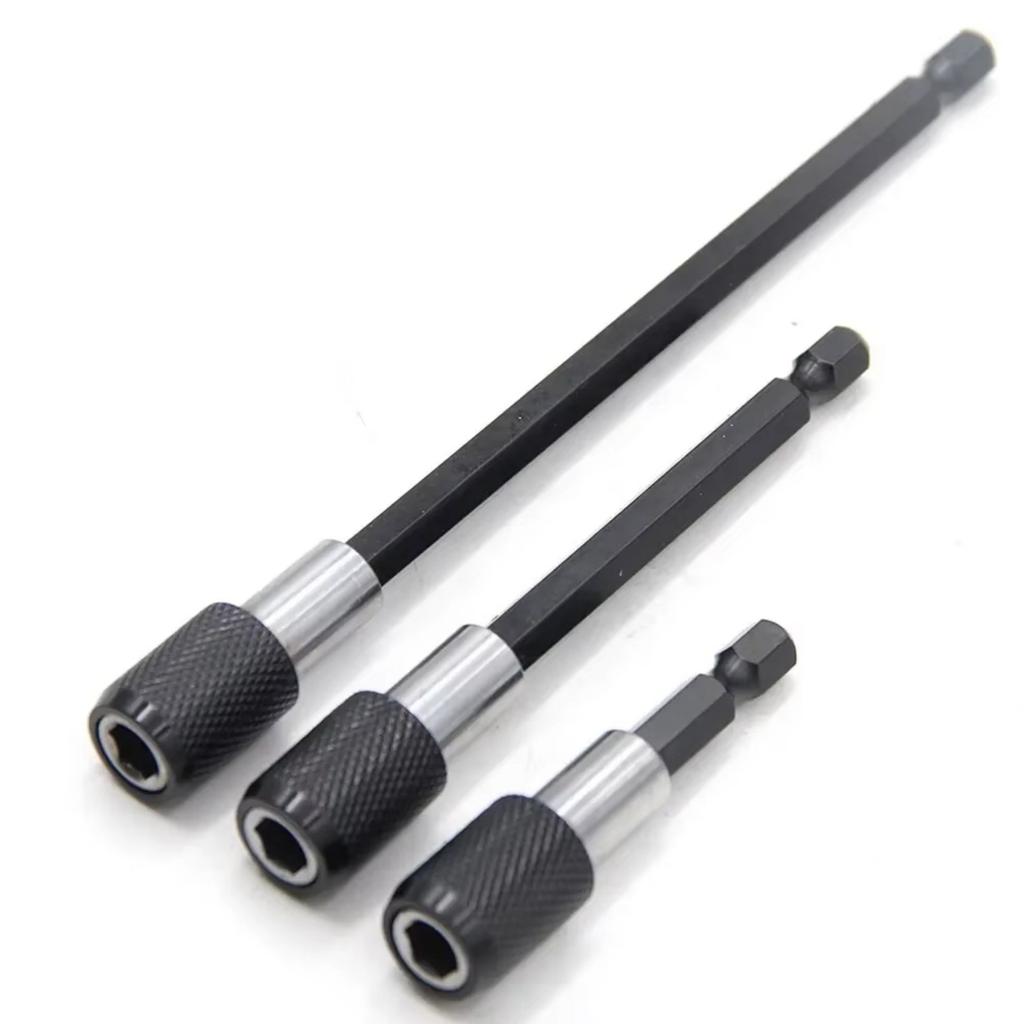 3Piece Quickly Release Screwdriver Extension Rod For Easy Operation Long Last Performances In Various Repair Tasks