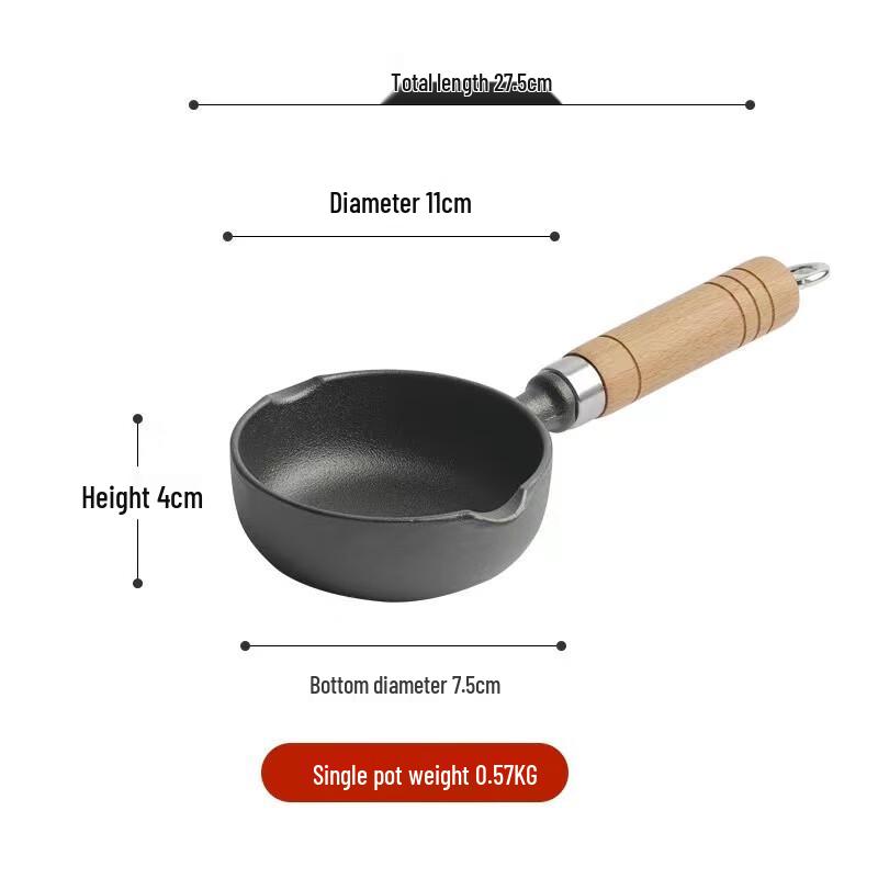 

Cast Iron Mini Frying & Hot Oil Pot Set