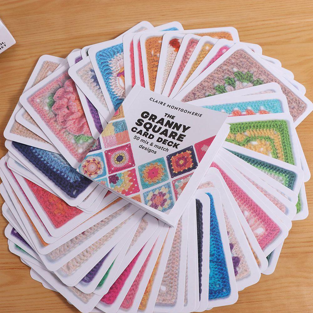 50pcs/box Mix Matchs Designs DIY Knitted Pattern Card  Learning Beginners