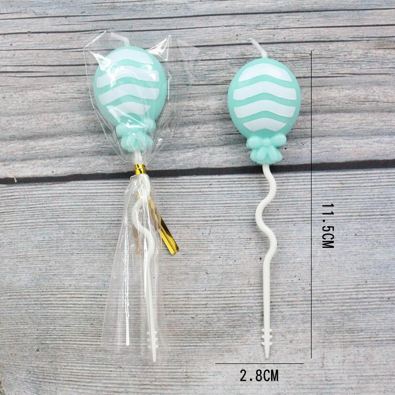 New Product Children's Cute Birthday Party Single Candle Creative Cartoon Retro Colorful Cake Candle