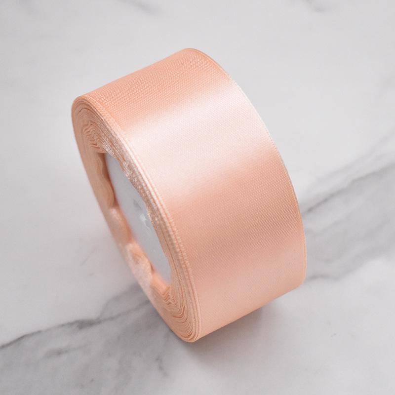 Hanfan 4cm Satin Ribbon for Wedding, DIY Crafts, Cake Decoration, Fresh Flowers & Gift Packaging.
