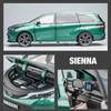 1/24 Scale Sienna MPV Diecast Car Model Toy, Pull Back Toy Vehicle with Sound and Light for Kids Toddler Boys Girls Gift Collection