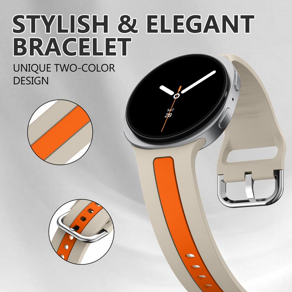 Sport Band for Samsung Galaxy watch 8-8 classic 46mm 44mm 40mm watchband pulseira Belt Bracelets Correa Galaxy watch 8 Straps