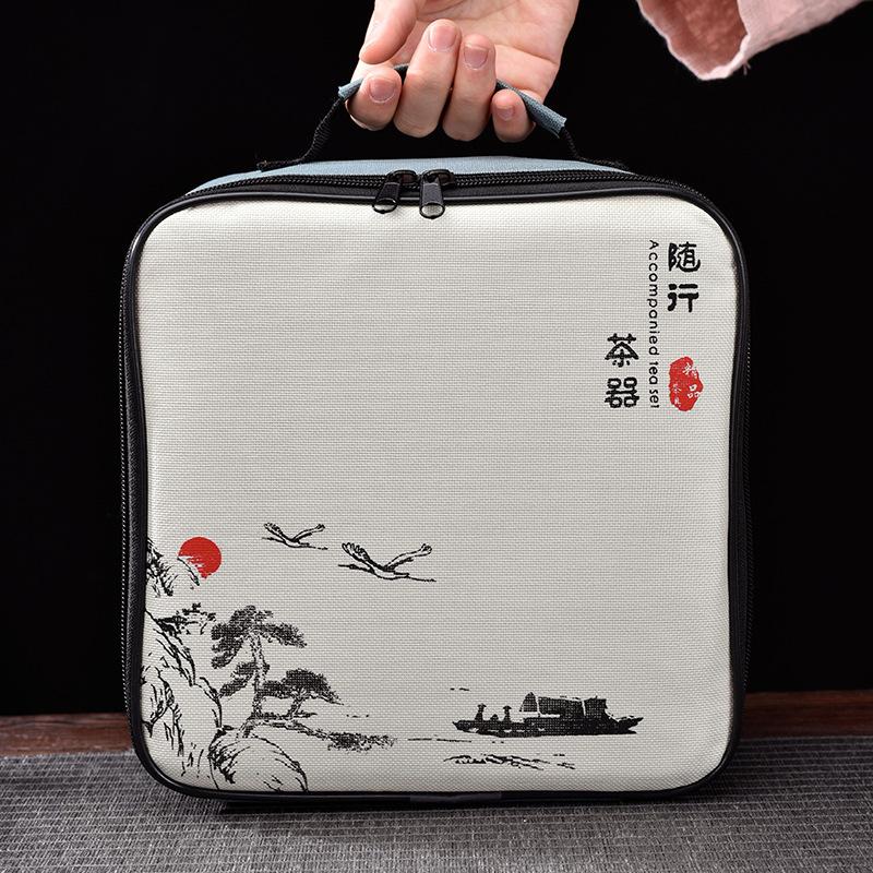 Raw Ore Portable Purple Sand Travel Tea Set Custom Gifts Business Event Gifts