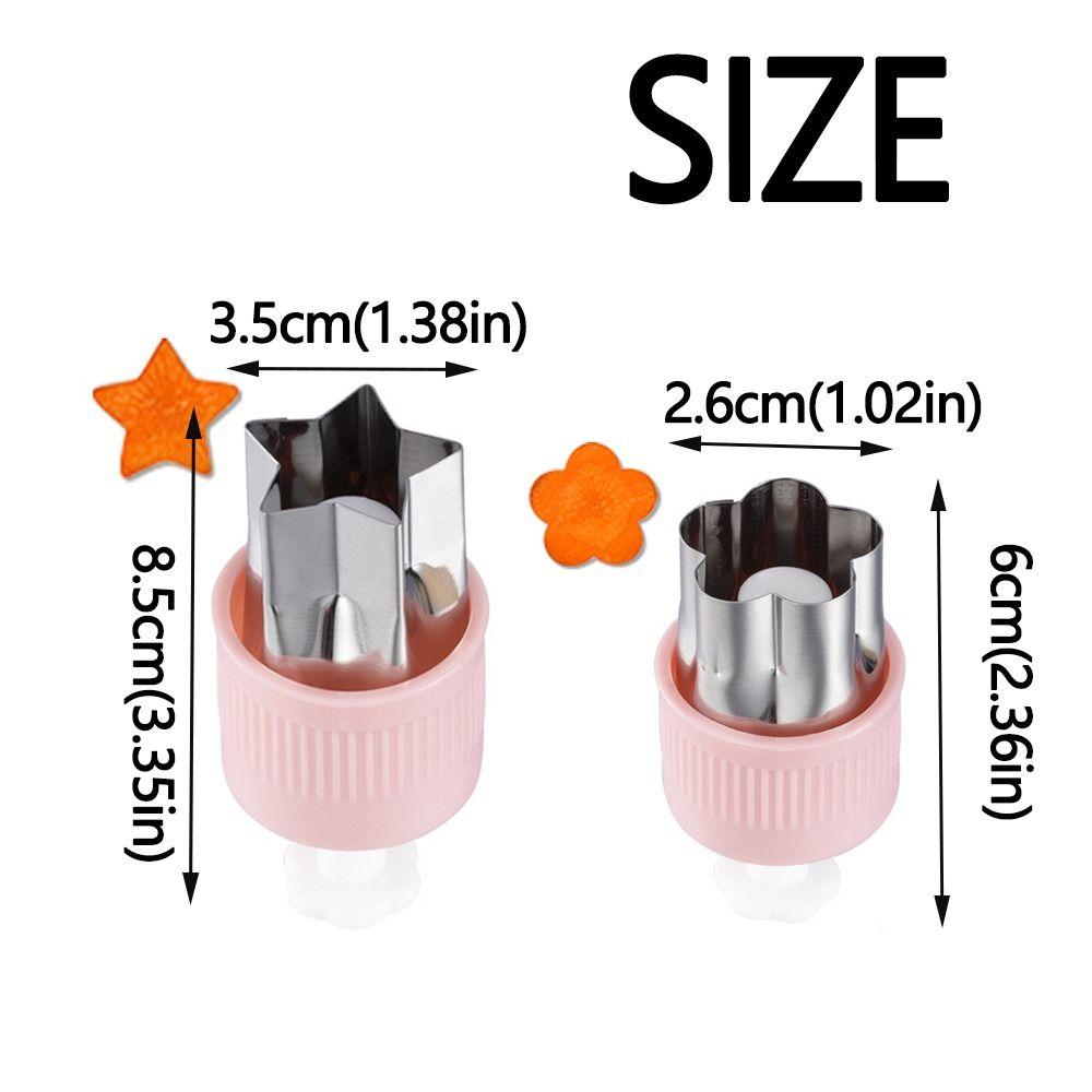 5Pcs/set Cartoon Vegetable Fruit Cutter Animal Shape Cut Mold Embossed Mold  Home Essentials