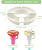 Stanley Cup Silikon Atıştırmalık Tepsisi için Atıştırmalık Kasesi Stanley Cup Quencher 1.0/2.0 40oz Saplı Bardak ile Uyumlu