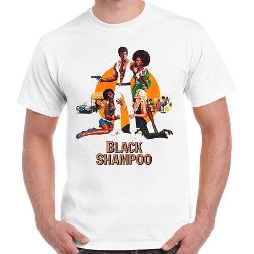 

Black Shampoo 70s Movie Action Film Poster Retro T Shirt 1352 3XL