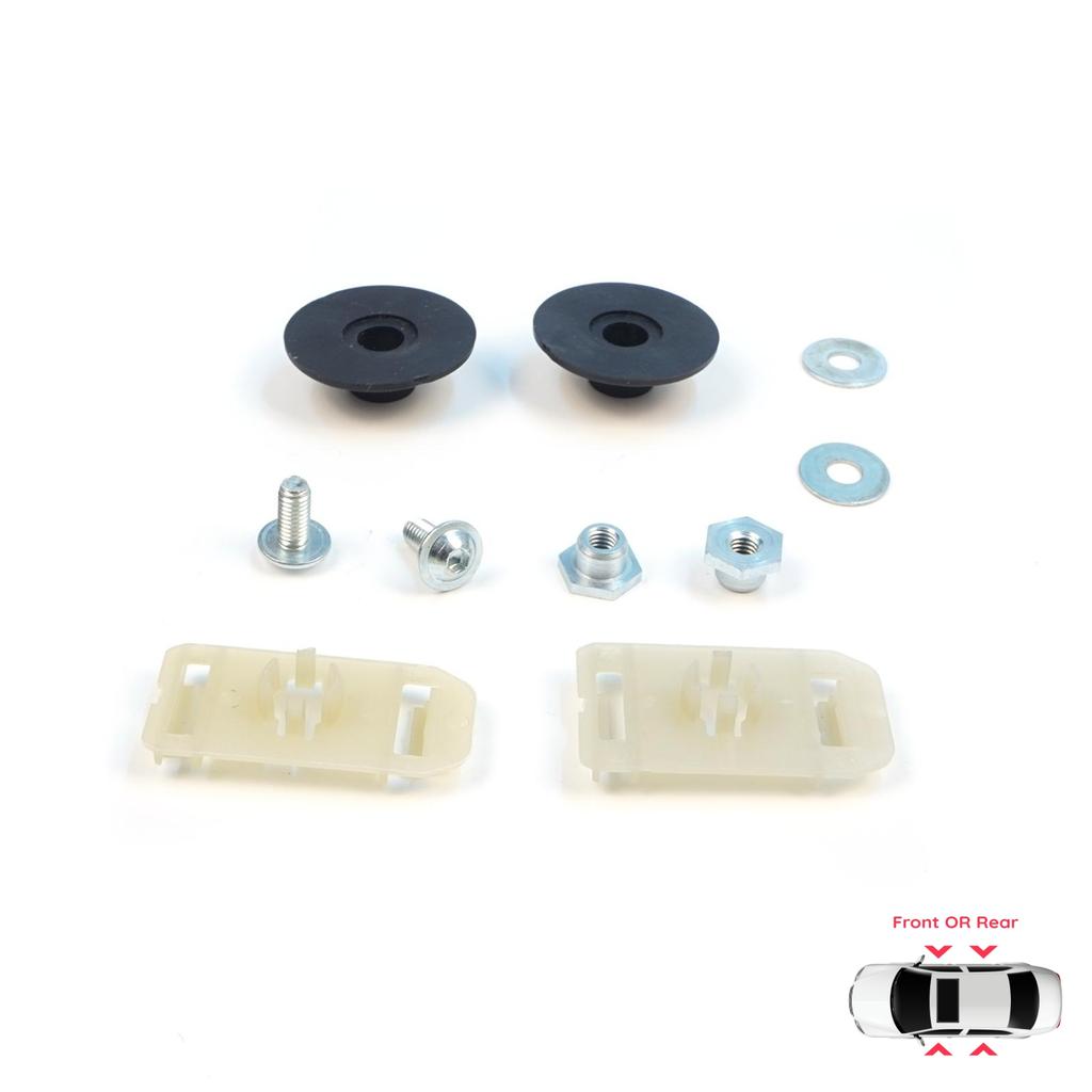 BWR5012+BWR5032 Window Regulator Glass Rail Mount Bracket Sash Clips Set for Mercedes C Class W203 S203 CL203 CLC 2037200114