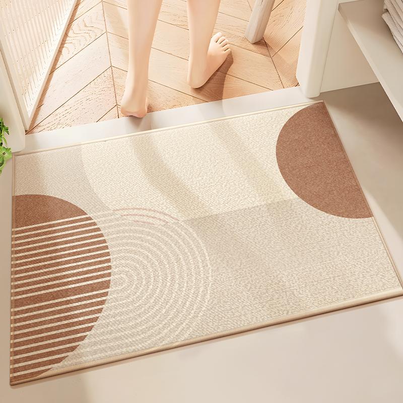 

Впитывающий коврик для ног из диатомовой земли для ванной комнаты, водонепроницаемый бытовой коврик для ванной комнаты, специальный противоскользящий и противопадения коврик для душа 40X60cm 15.7X23.6in